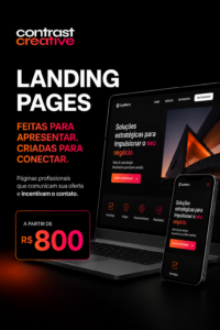 Promoção Landing page + rastreamento